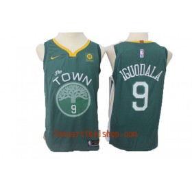 NBA Golden State Warriors Trikot Andre Iguodala 9 Nike 2017-18 Grün Swingman - Herren